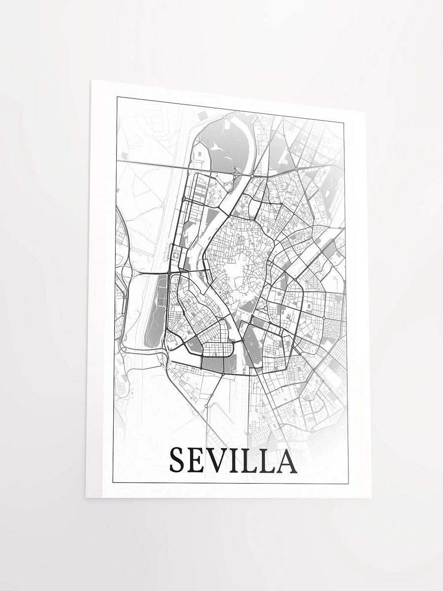 Sevilla, Spain, city map print product image (15)