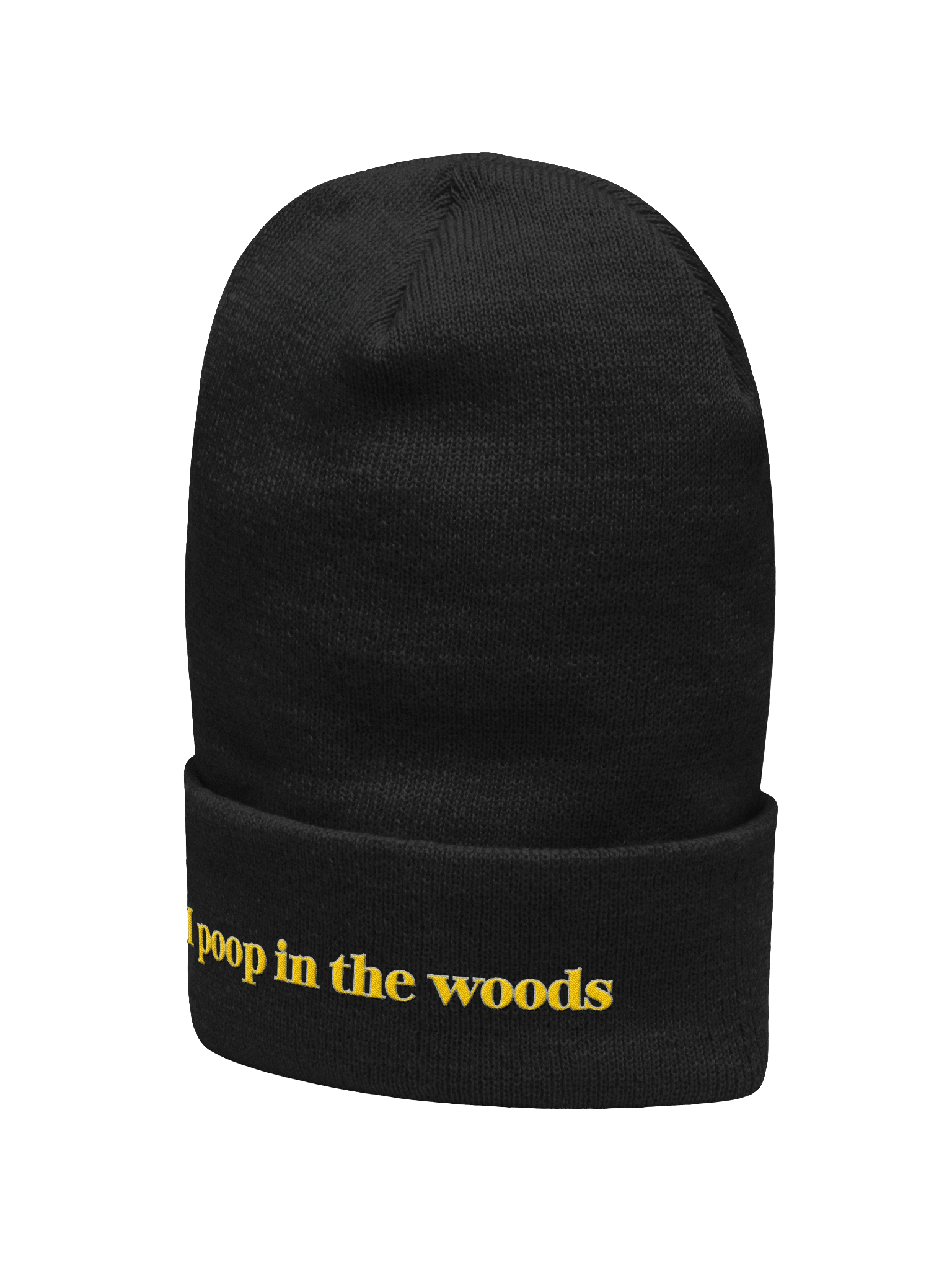 Embroidered I poop in the woods Beanie product image (8)