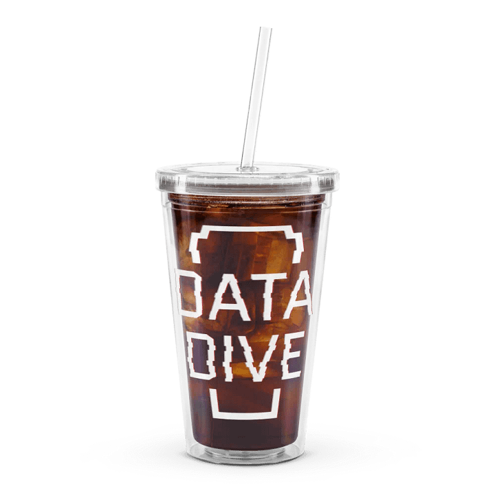 Data Dive Double Wall Acrylic Plastic Tumbler (16oz) product image (1)