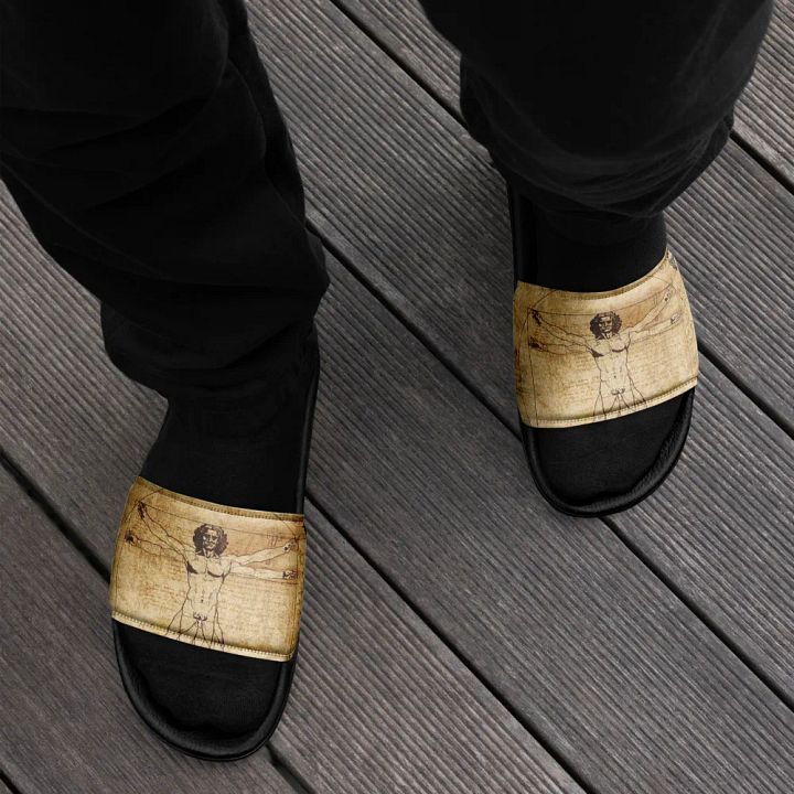 The Vitruvian Man - Men's Slides product image (2)