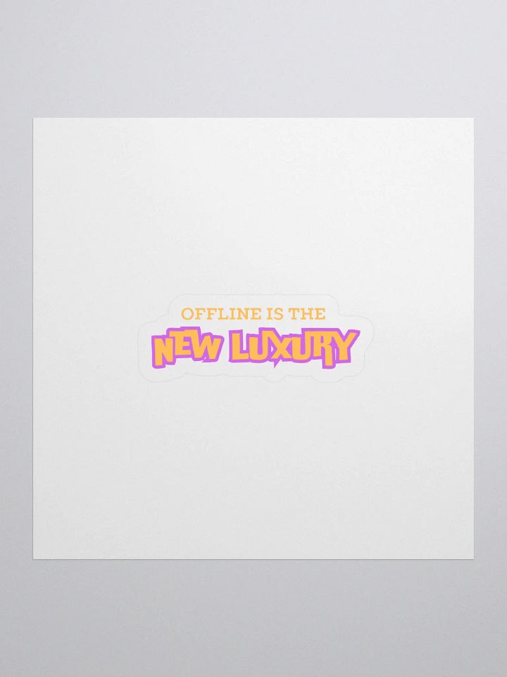 Offline Luxury Kiss Cut Stickers product image (1)