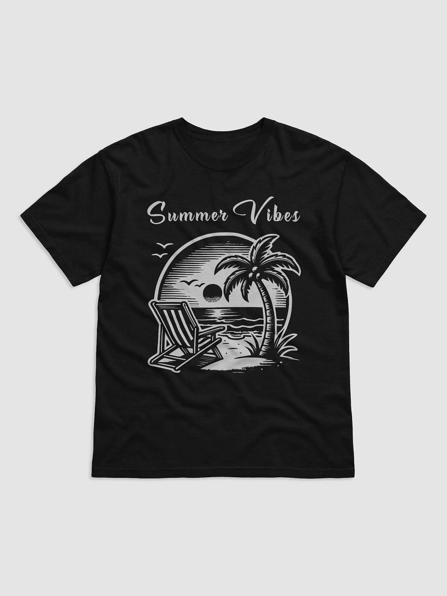 Vintage Beach Shirt Summer Vibes Palm Tree Design product image (5)