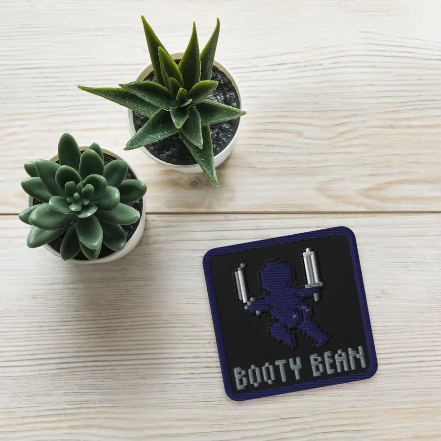 Booty Bean Embroidered Patch product image (4)