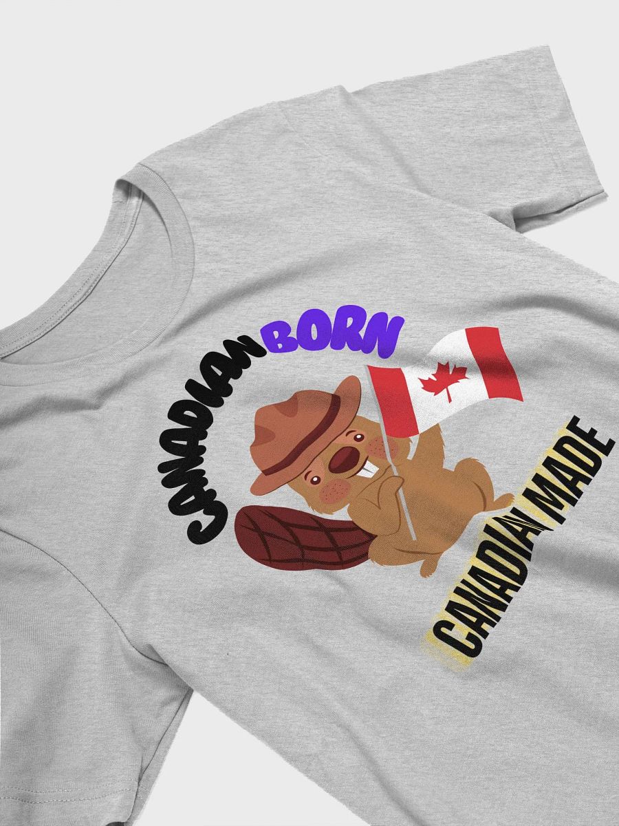 Born Canadian Mad Beaver T-Shirt product image (6)