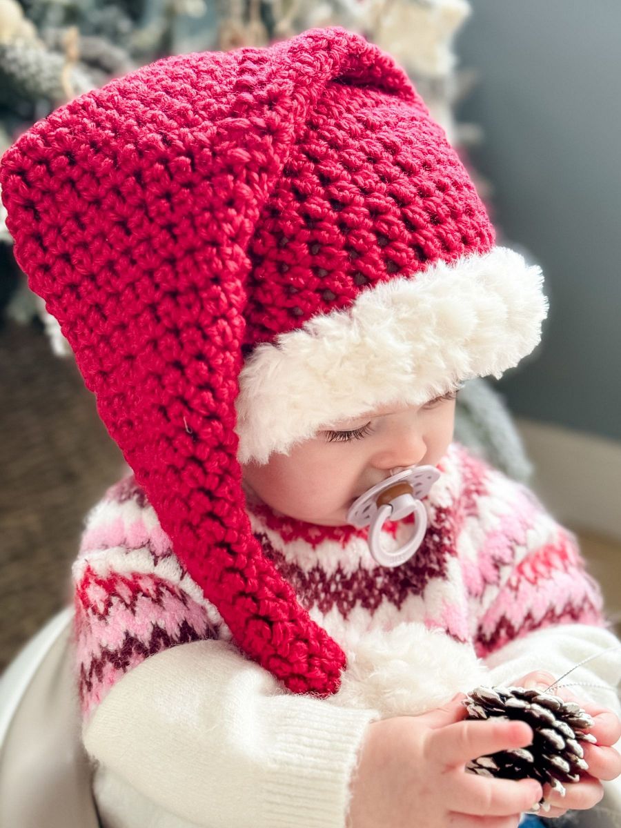 Bulky & Quick Santa Hat Crochet Pattern product image (4)