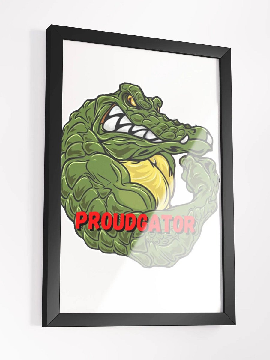 Ripped Gator Framed High-Quality Matte Poster product image (11)