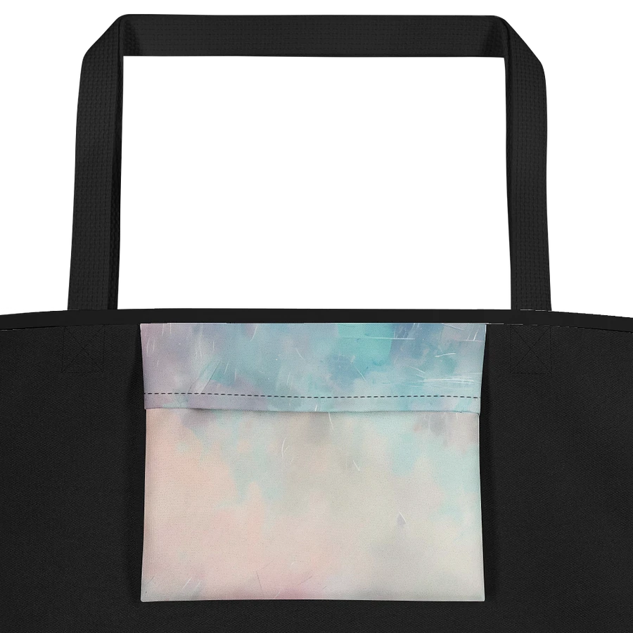 Tote Bag: Elegant Glowing Neon Roses Dark Edgy Fashion Stylish Design product image (2)