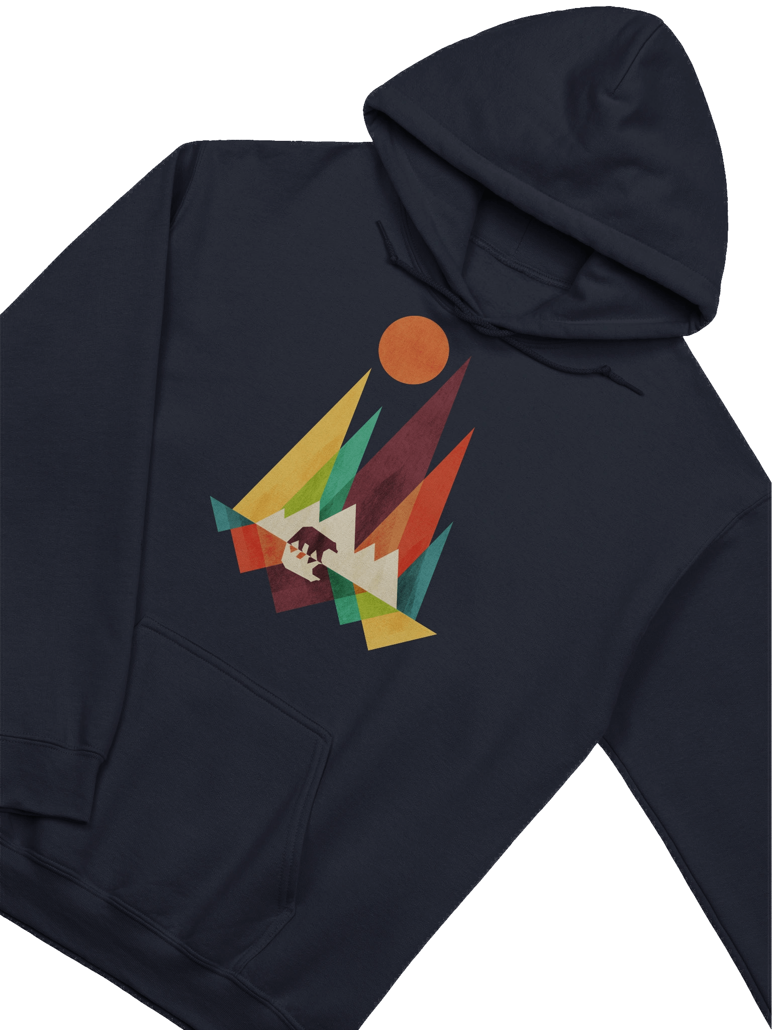 Wild bear graphic hoodie product image (15)