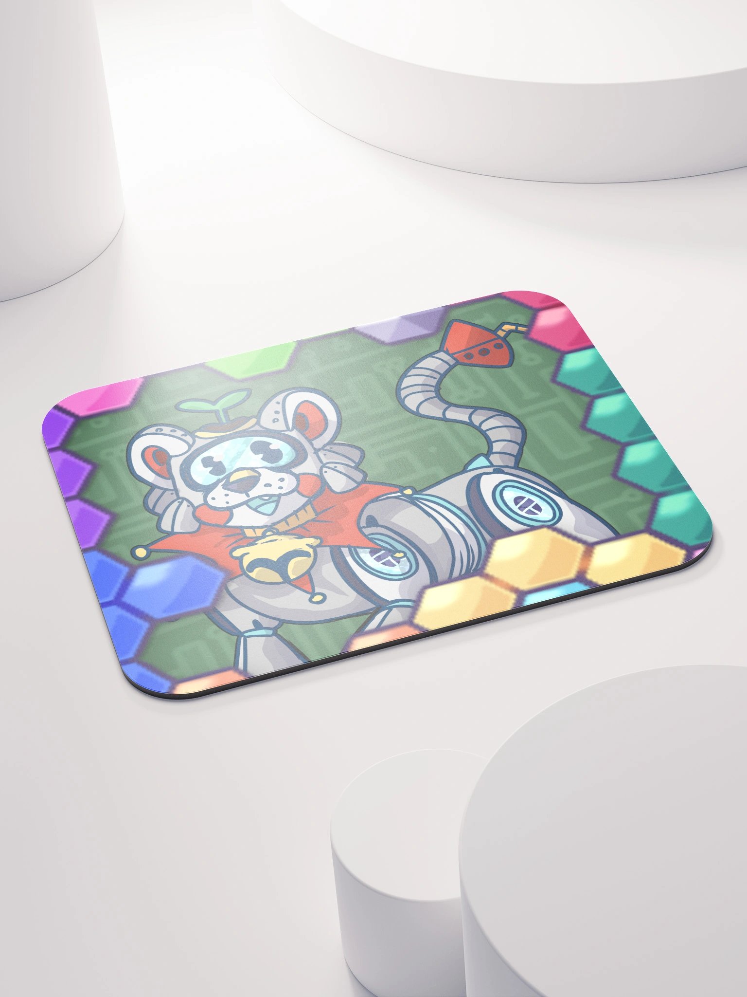 Hexagon Pixel Mouse Pad product image (4)