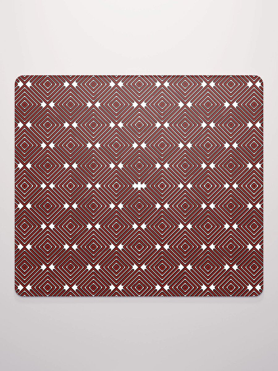 Red Entrancing pattern Mousepad product image (4)