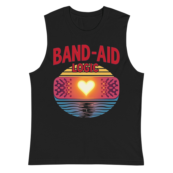 Heartfelt Band-Aid Logic Muscle Tank product image (3)