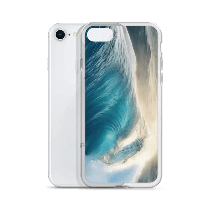 Ocean Wave Clear iPhone Case product image (51)