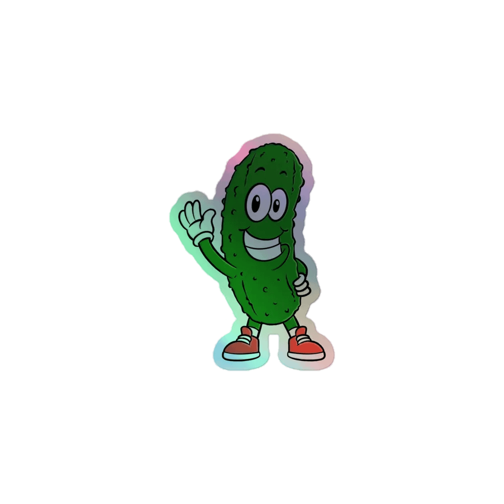 Pickle Power Holographic Sticker Sheet product image (1)