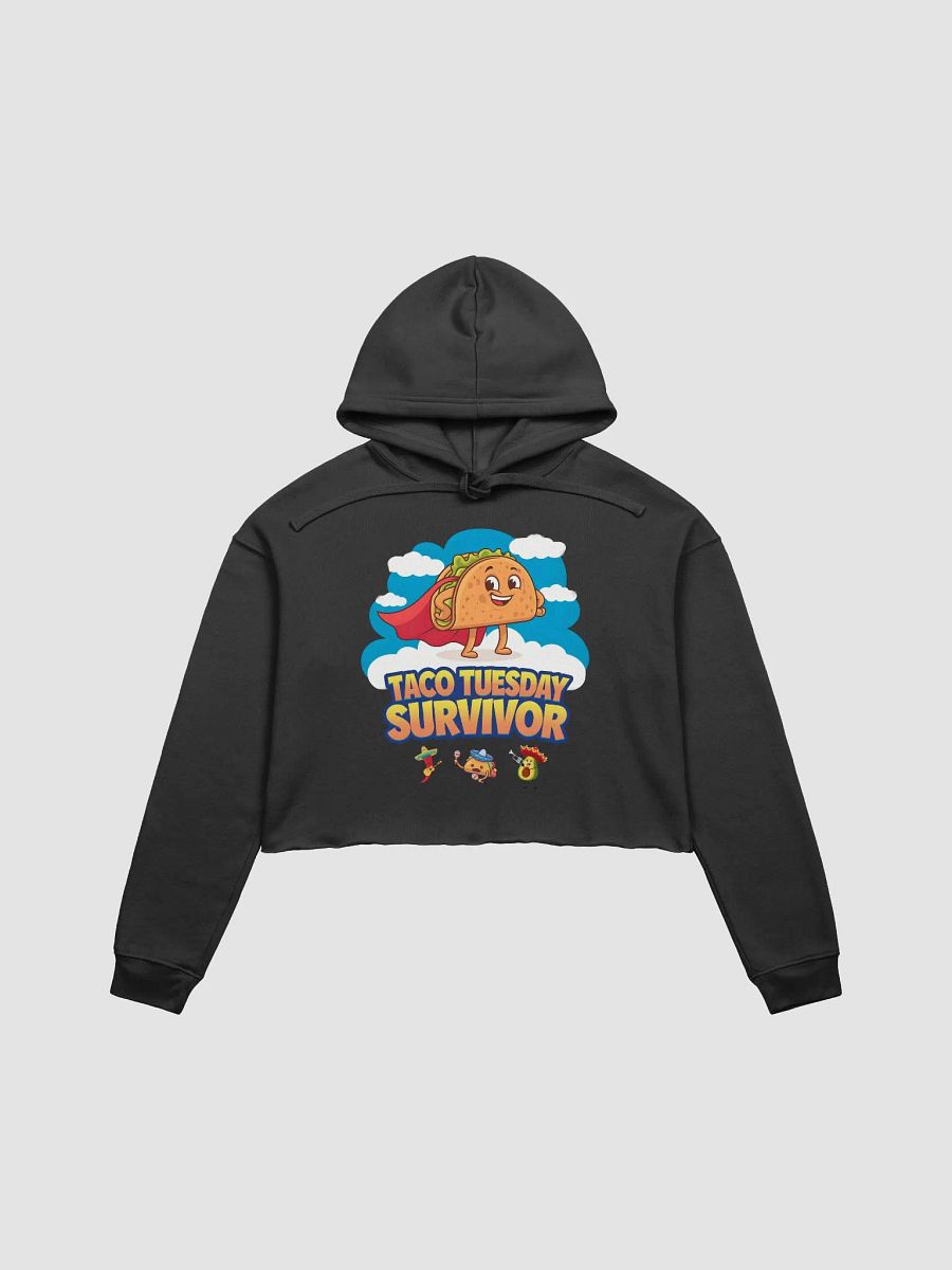 Taco Tuesday Hero Crop Hoodie Bella+Canvas (Women's) product image (1)