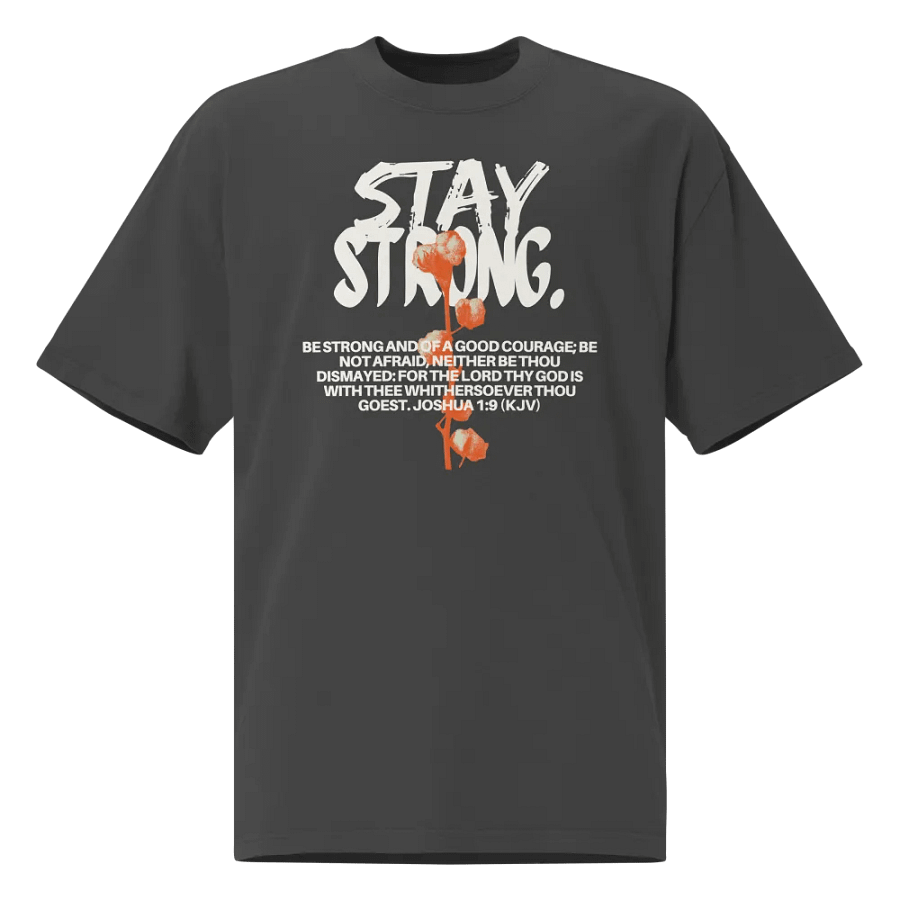 Stay Strong Premium Faded Tee product image (1)