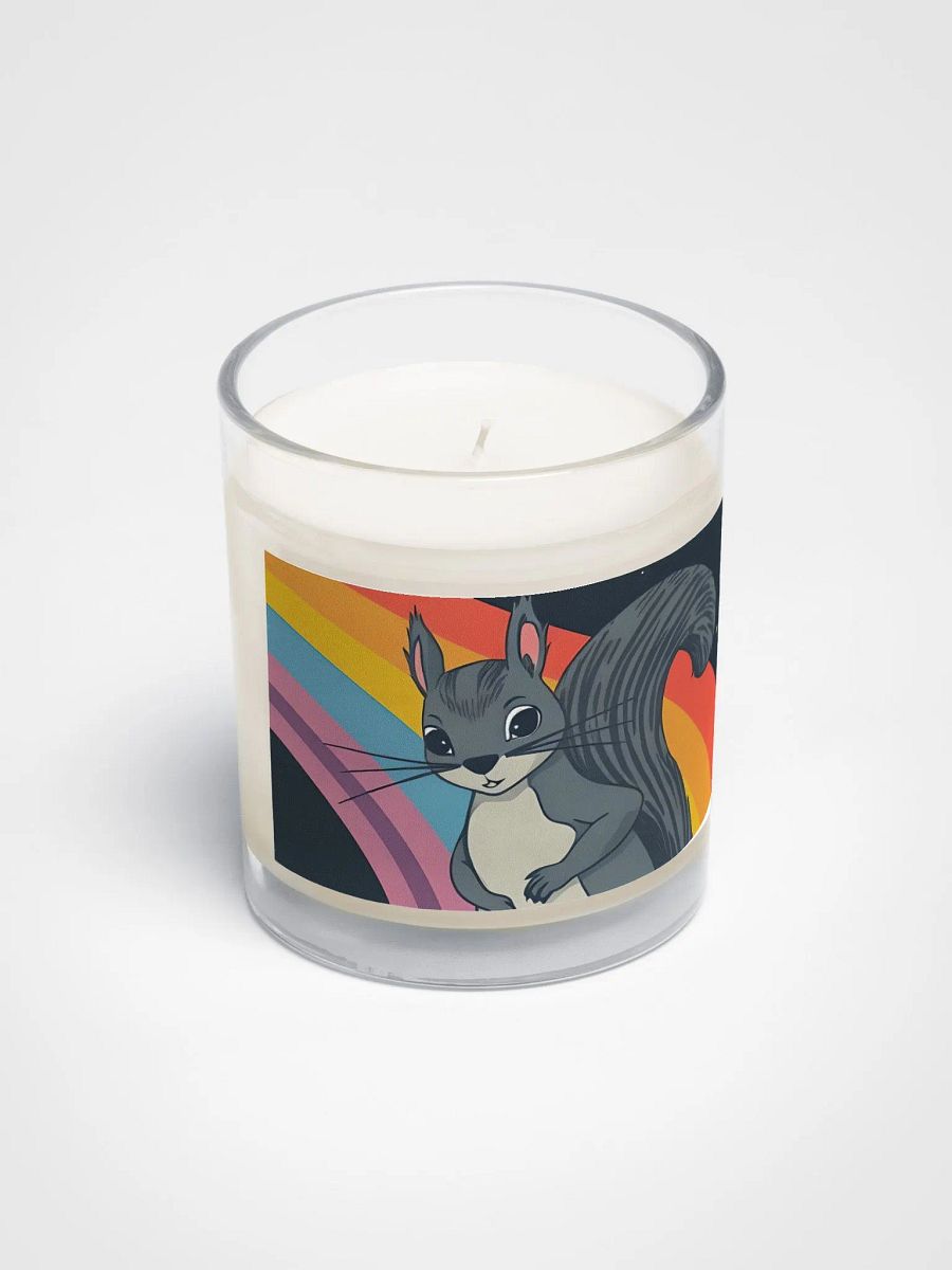 Rainbow Squirrel Soy Wax Candle product image (2)