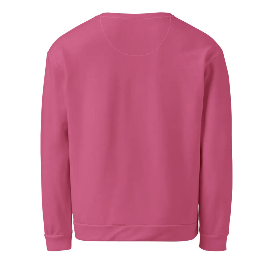 Plain Muted Blush Pink True Summer Unisex Recycled Polyester Heavyweight Premium Sweatshirt by Treasure Pie product image (3)