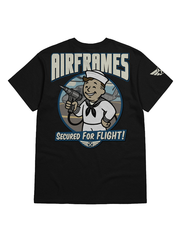 "AIRFRAMES: Secured!" Work Shirt product image (1)