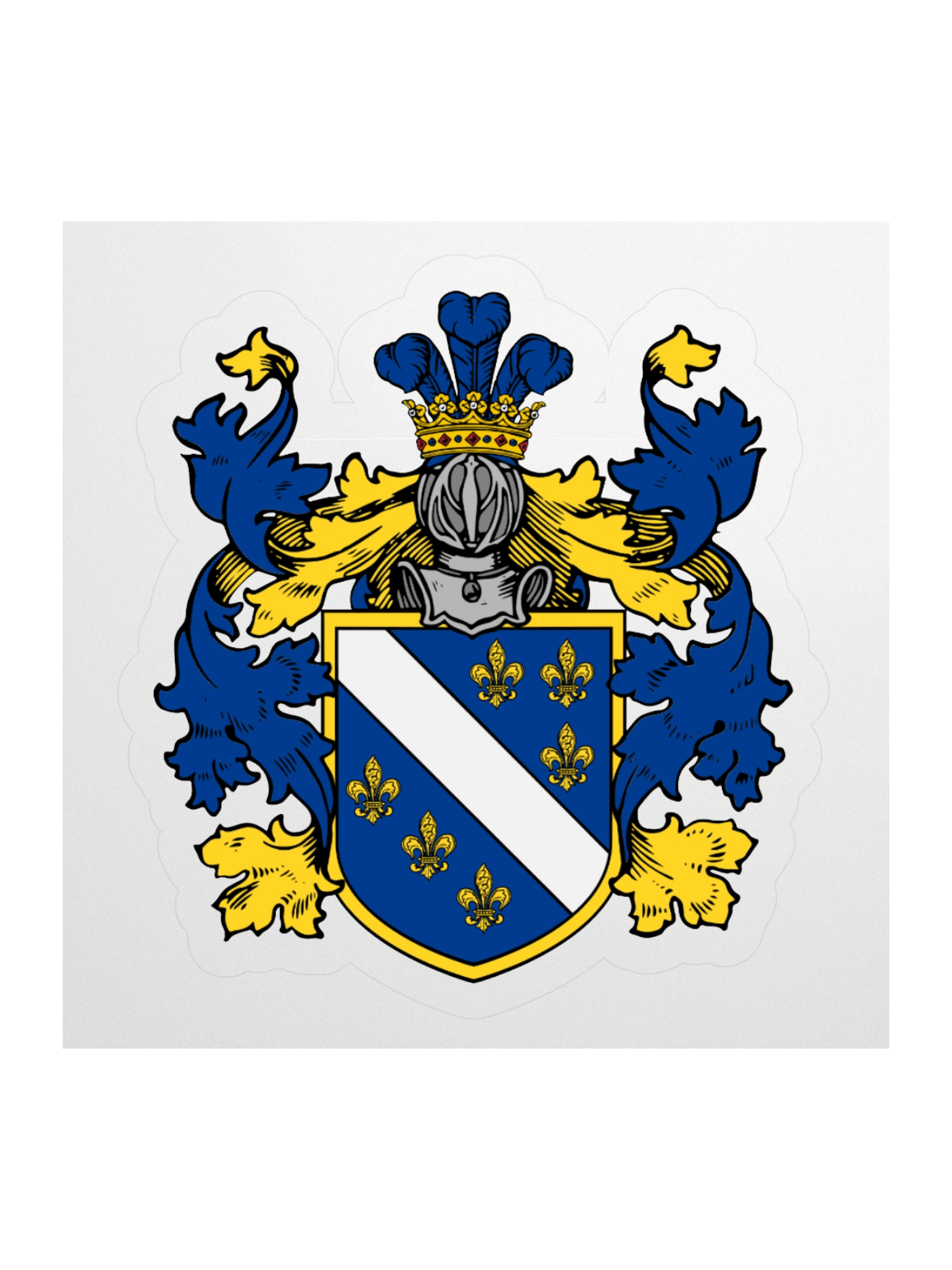Bosnian Royal Arms Kiss Cut Sticker product image (3)