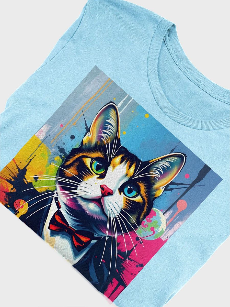 Now that is a tuxedo cat! Supersoft tee product image (5)