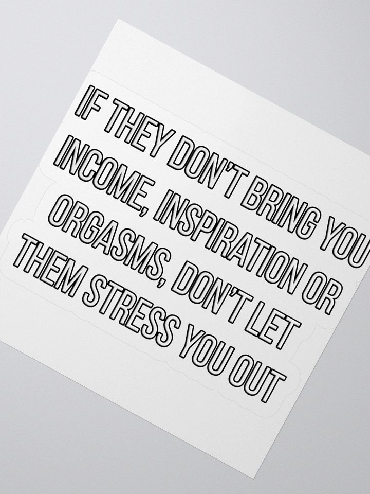 nope snark - stress you sticker product image (2)