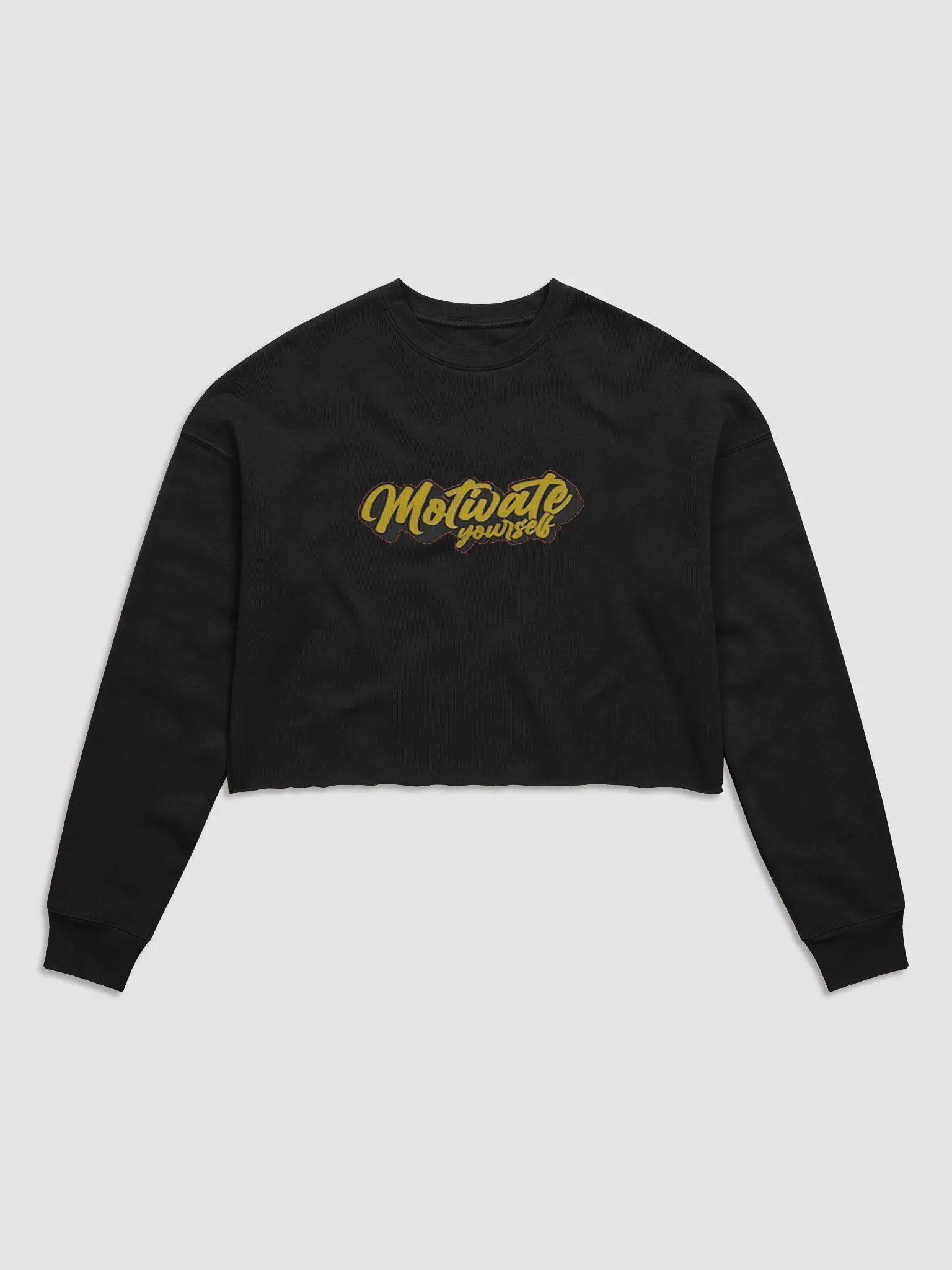 Motivate Yourself Fleece Crop Sweatshirt product image (3)