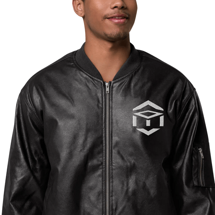 TET Leather Bomber Jacket product image (1)