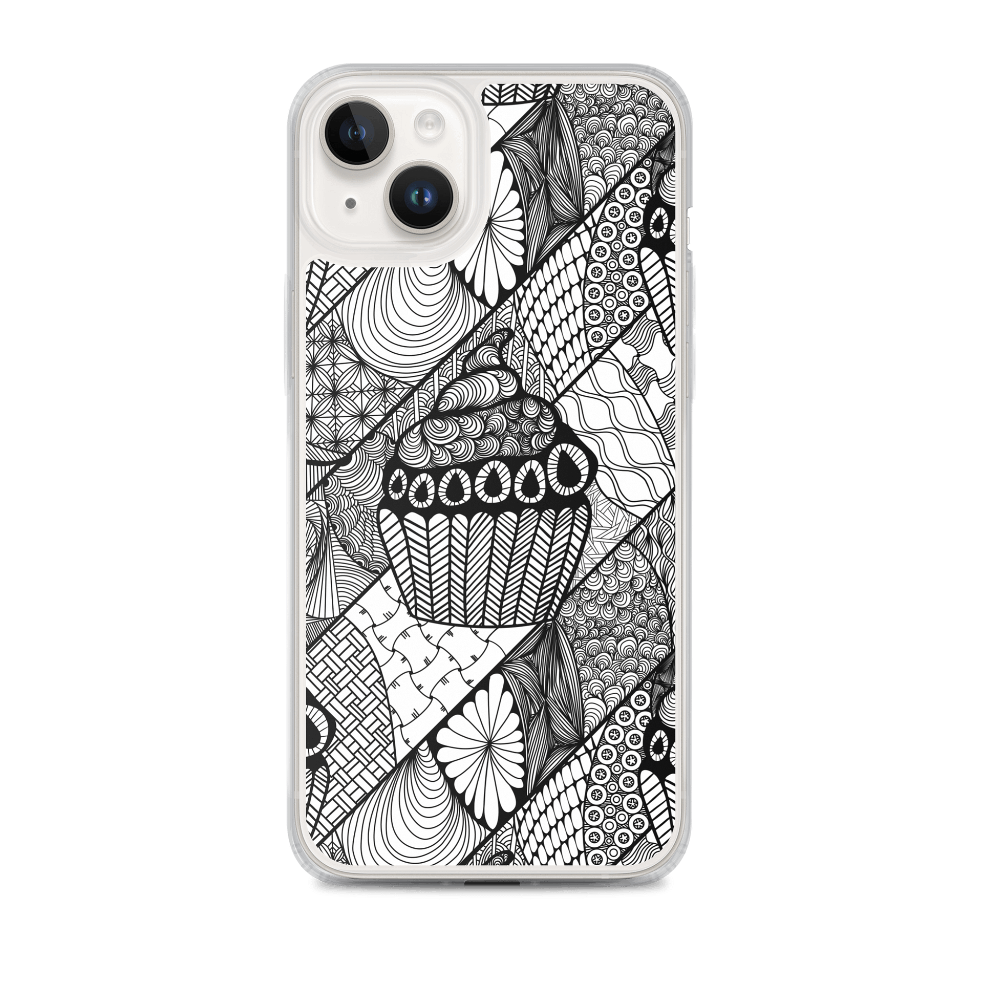 Zen Doodle Cupcake iPhone Case product image (2)