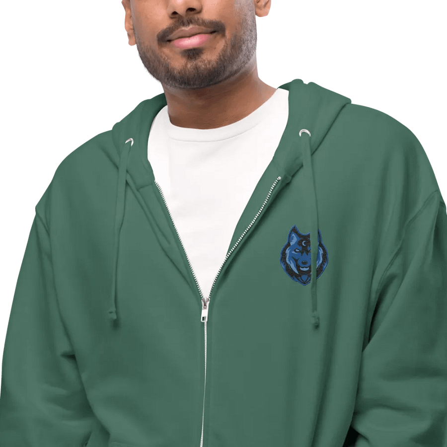 Mystic Wolf Fleece Zip-Up Hoodie product image (9)