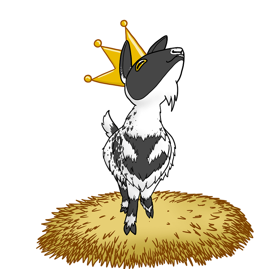 King Jeremy goat - Tee-shirt dress product image (3)