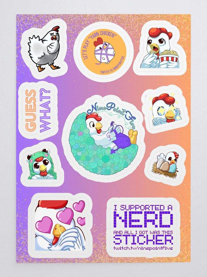 NinePointFive Sticker Sheet product image (1)