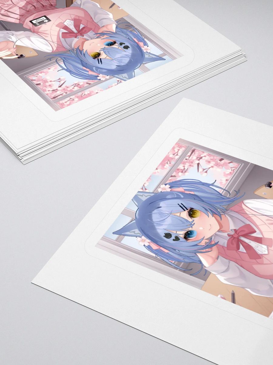 Pink School Girl Sticker product image (12)