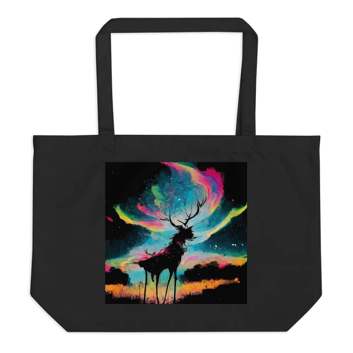 Starry Stag Organic Tote Bag product image (1)