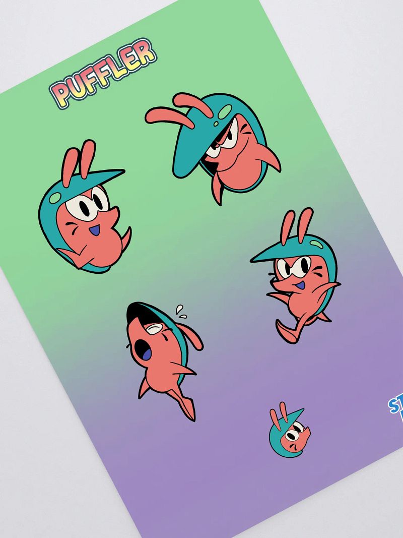 Puffler Sticker Sheet