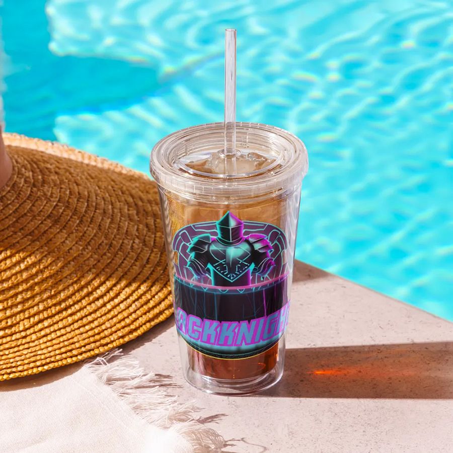 Blackknight513 Double Wall Clear Plastic Tumbler (16 oz) product image (10)