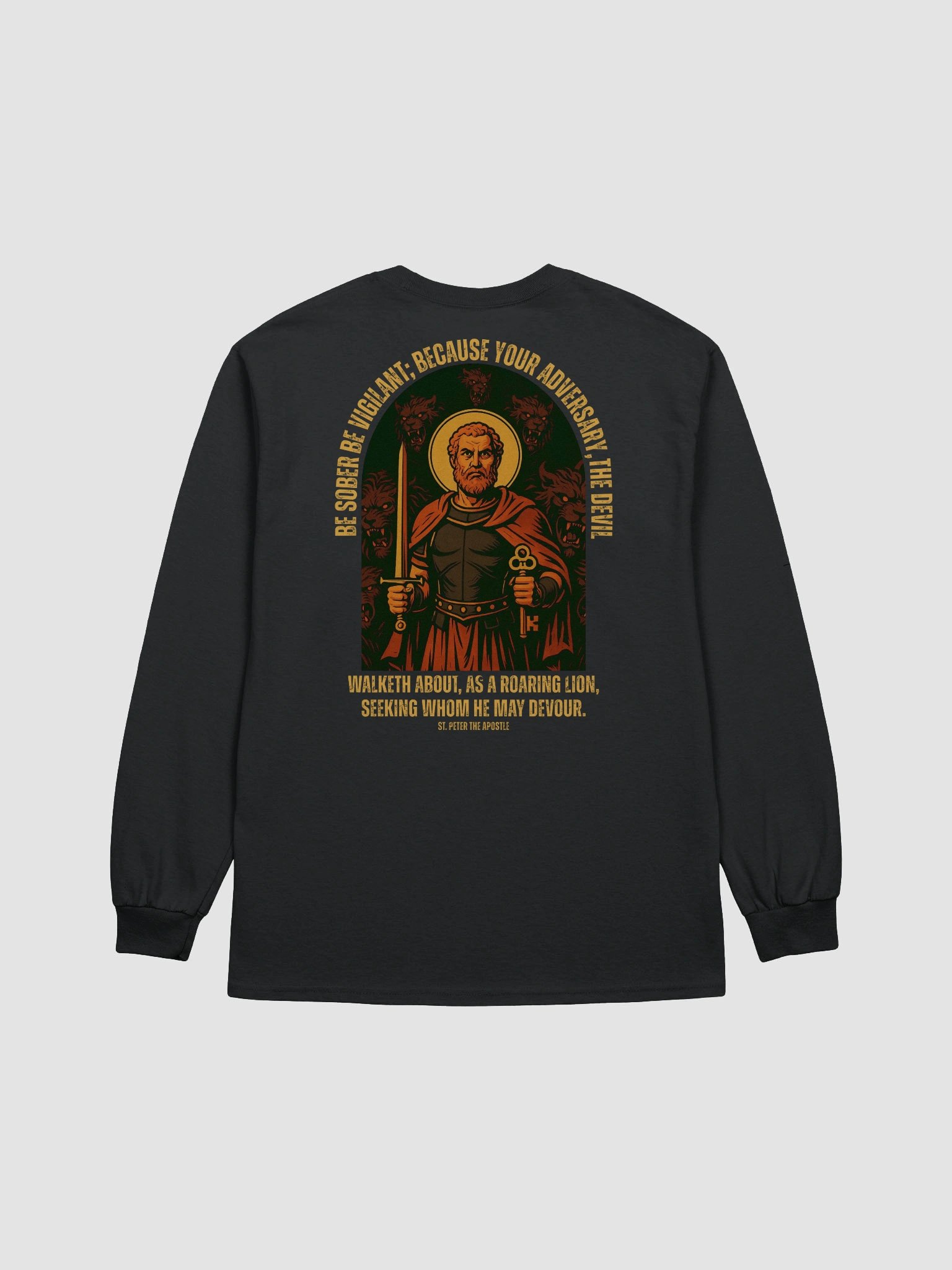 Saint Peter Design Long Sleeve T-Shirt product image (3)
