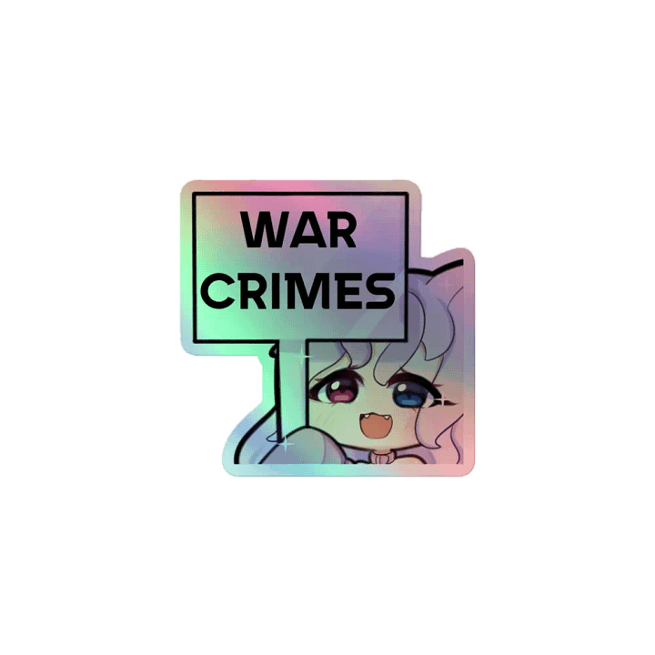 (Emote Series Sticker) Naysae War Crimes Holographic product image (1)