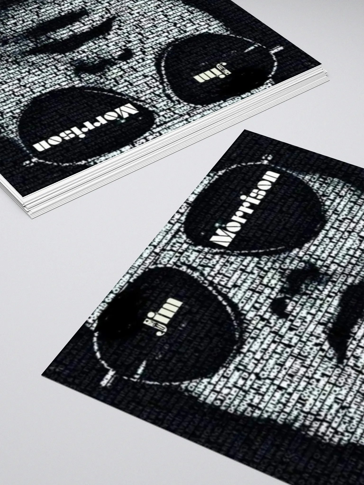 Jim Morrison Black & White Sticker product image (4)