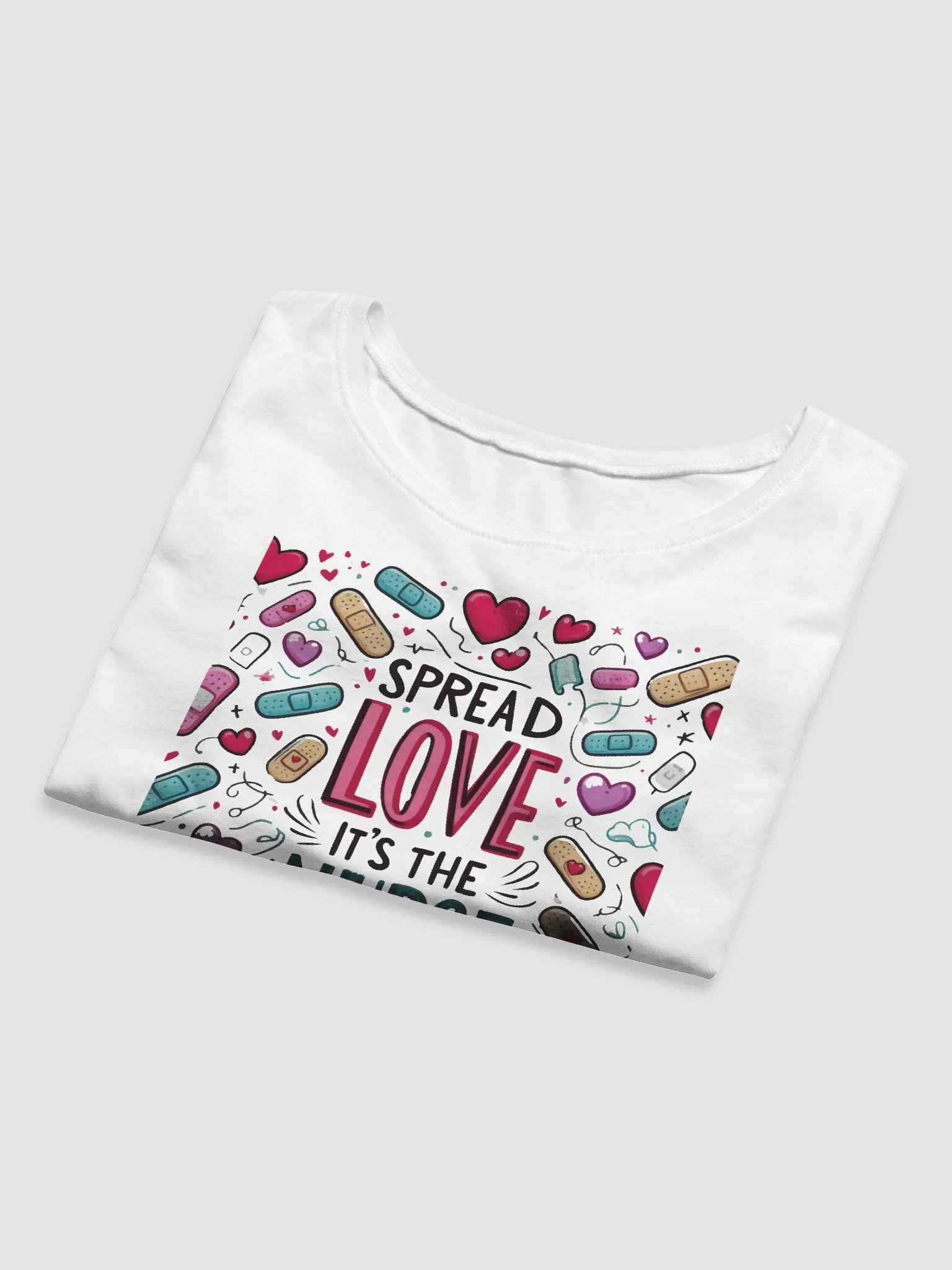 NURSE LOVE BAND-AID Crop Tee product image (15)