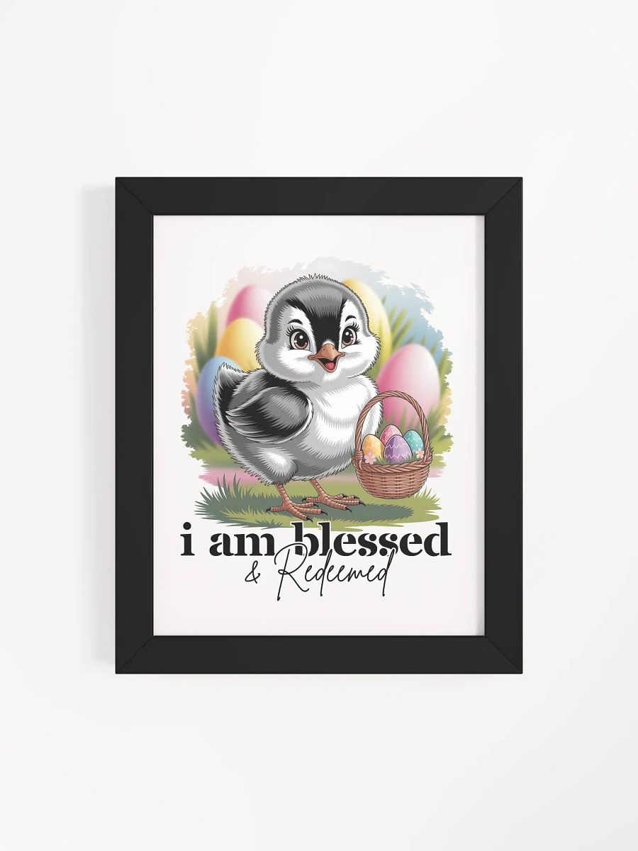 I am Blessed and Redeemed Framed Wall Art product image (5)