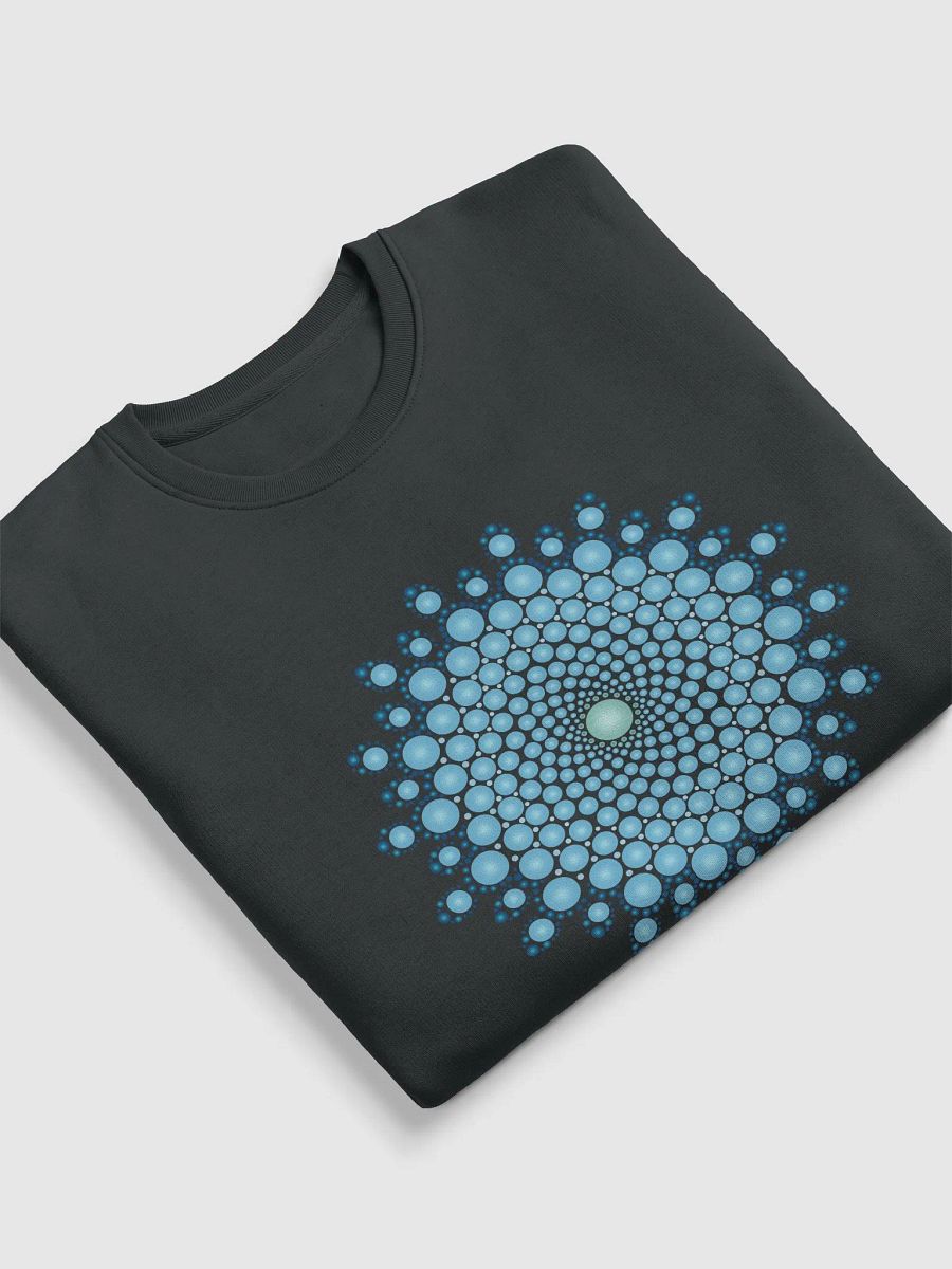 Blue Dot Mandala Unisex Eco Sweatshirt product image (5)