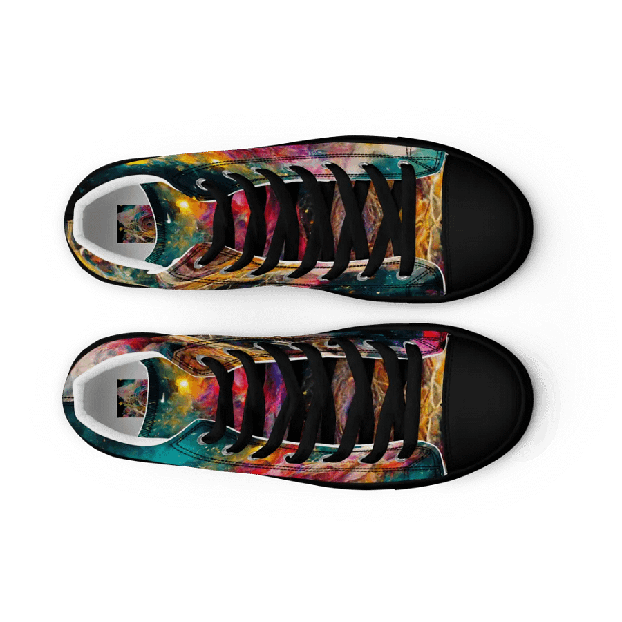 celestial nest men's canvas High Tops product image (9)