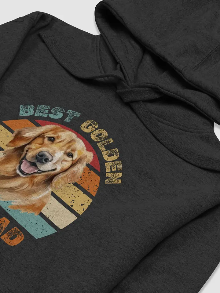 Best Golden Dog Dad Golden Retriever Cotton Heritage Premium Hoodie product image (1)