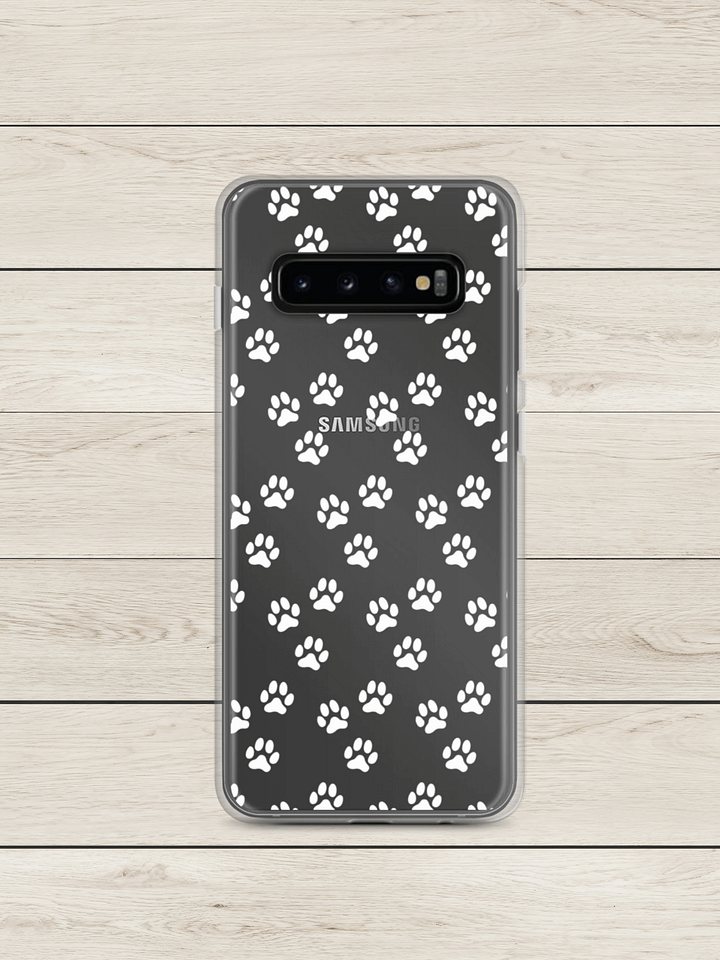 "dog paw print pattern" clear case for Samsung® product image (7)