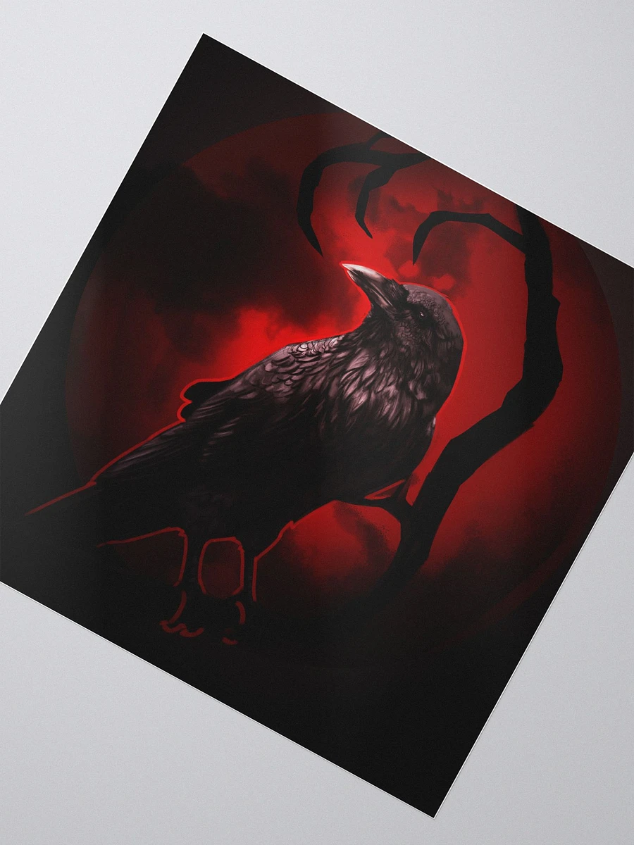 Blood Moon Raven's Night Sticker product image (2)