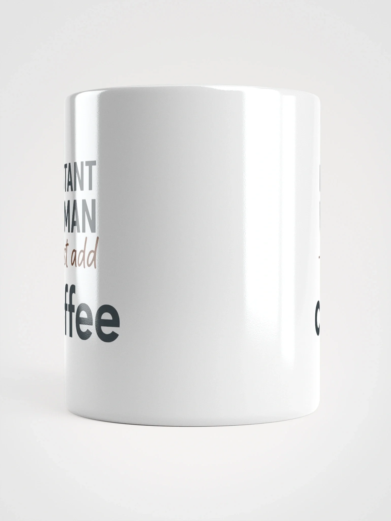 Instant Human Just Add Coffee Mug – Funny Coffee Lover Gift for Home & Office product image (6)