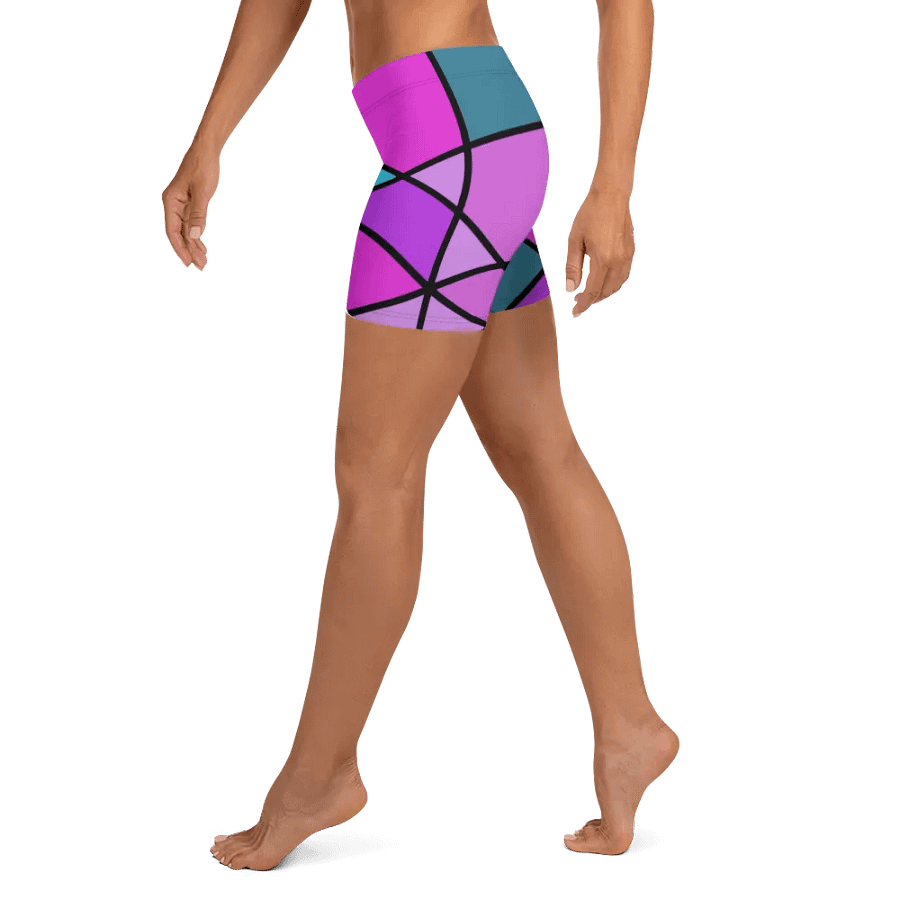 Modern Cool Multi-Colored Geometric Shorts product image (1)