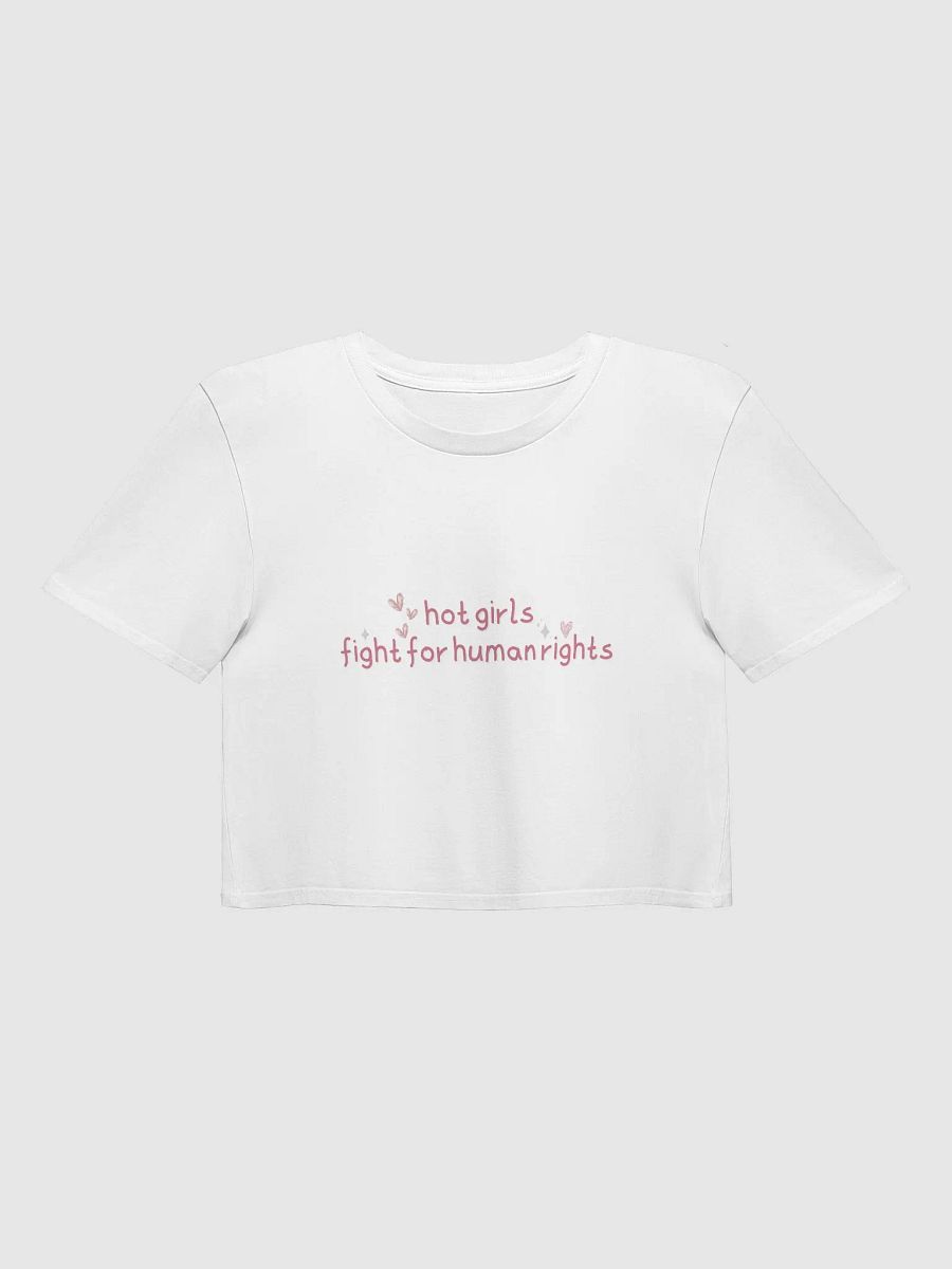 hot girls fight for human rights crop top product image (1)