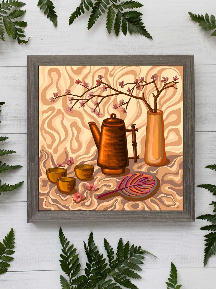 Blossom Brew Canvas Art - Coffee Shop No. 4 product image (100)