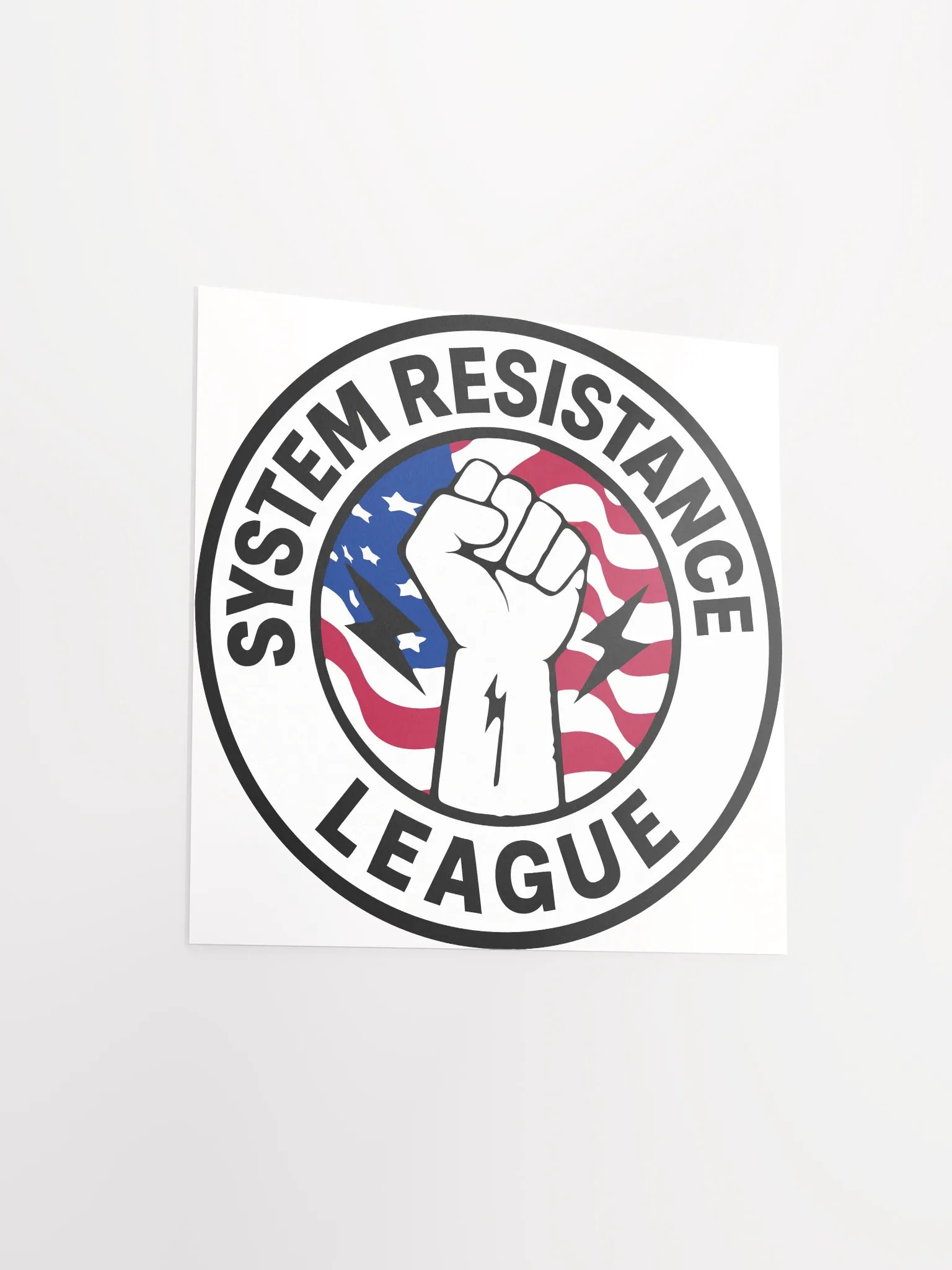 System Resistance League Emblem Poster Print product image (13)